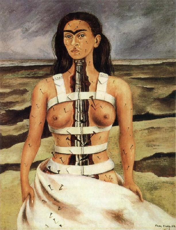 Frida Kahlo Cracked Spine china oil painting image